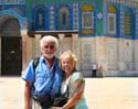 06 Gunter and Lois in front of the Dome of the Rock, Jerusalem